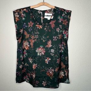 Alice Blue‎ Floral Short-Sleeve Blouse- Sz M